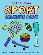 My First Know Sport Coloring Book