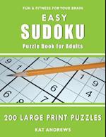 Easy Sudoku Puzzle Book for Adults