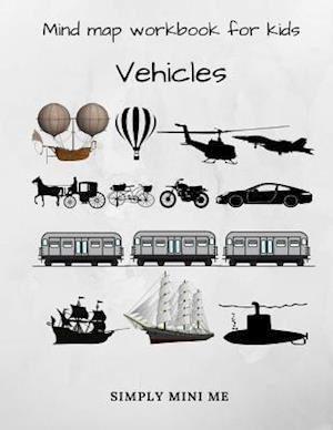 Mind Map Workbook for Kids - Vehicles