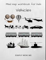 Mind Map Workbook for Kids - Vehicles