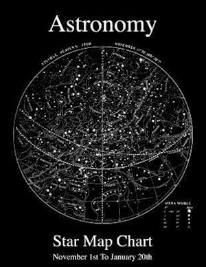 Astronomy Star Map Chart November 1st to January 20th