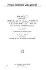 Pension Reform for Small Business