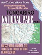 Tongariro National Park Trekking/Hiking/Walking Topographic Map Atlas Tolkien's The Lord of The Rings Filming Location New Zealand North Island 1:5000