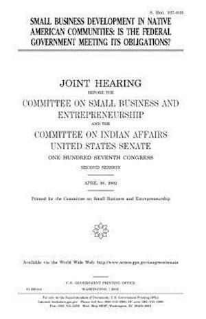 Small Business Development in Native American Communities