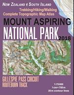 Mount Aspiring National Park Trekking/Hiking/Walking Complete Topographic Map Atlas Gillespie Pass Circuit Routeburn Track New Zealand South Island 1: