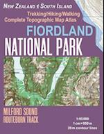Fiordland National Park Trekking/Hiking/Walking Complete Topographic Map Atlas Milford Sound Routeburn Track New Zealand South Island 1:95000: Great T