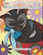 Adult Color by Numbers Coloring Book of Kittens and Cats