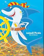Animali Pirata Libro Da Colorare 1