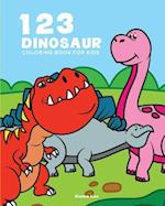 123 Dinosaur Coloring Book