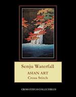 Senju Waterfall: Asian Art Cross Stitch Pattern 