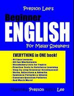 Preston Lee's Beginner English for Malay Speakers
