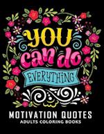 Motivation Quotes Adults Coloring books