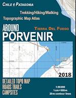 Around Porvenir Detailed Topo Map Chile Patagonia Tierra Del Fuego Trekking/Hiking/Walking Topographic Map Atlas Roads Trails Campsites 1:95000: Trail