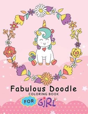 Fabulous Doodle Coloring Book for Girl