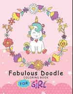 Fabulous Doodle Coloring Book for Girl