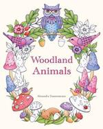Woodland Animals: An adult colouring book for dreaming and relaxing. 
