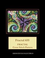 Fractal 655: Fractal Cross Stitch Pattern 