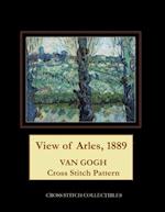 View of Arles, 1889: Van Gogh Cross Stitch Pattern 