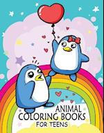 Animal Coloring Book for Teens