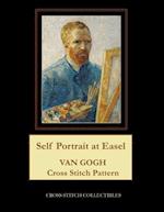 Self Portrait at Easel: Van Gogh Cross Stitch Pattern 