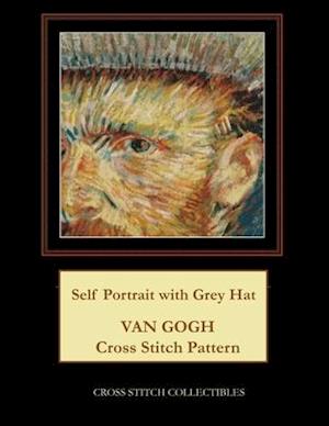 Self Portrait with Grey Hat: Van Gogh Cross Stitch Pattern