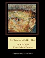 Self Portrait with Grey Hat: Van Gogh Cross Stitch Pattern 