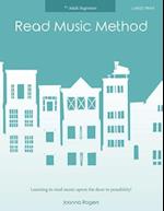 Read Music Method for adult beginners: Large Print 