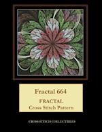 Fractal 664: Fractal Cross Stitch Pattern 