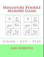 Miniature Poodle Memory Game