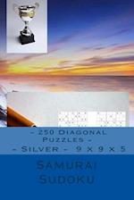 Samurai Sudoku - 250 Diagonal Puzzles - Silver - 9 X 9 X 5
