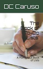 The Book of 'to-Do Lists'