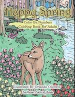 Happy Spring Color by Numbers Coloring Book for Adults