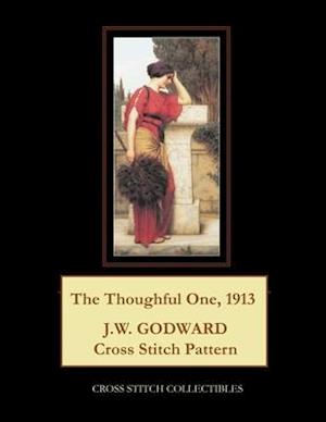 The Thoughtful One, 1913: J. W. Godward Cross Stitch Pattern