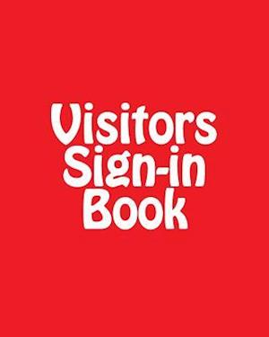 Visitors Sign-In Book