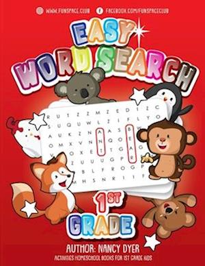 Easy Word Search 1st Grade: Activities Homeschool Books for 1st Grade Kids