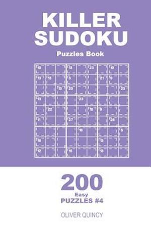 Killer Sudoku - 200 Easy Puzzles 9x9 (Volume 4)