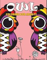 Owl Coloring Books for Adults