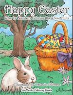 Happy Easter Color by Numbers Coloring Book for Adults