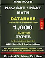 2018 New SAT / PSAT Math Database Book AD