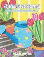 Adult Color by Numbers Coloring Book of Spring