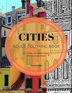 Adult Coloring Book Cities