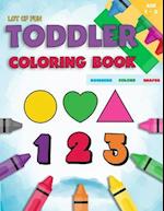 Toddler Coloring Book Numbers Colors Shapes