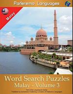 Parleremo Languages Word Search Puzzles Malay - Volume 3