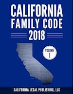 California Family Code 2018, Volume 1