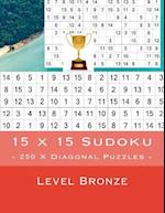 15 X 15 Sudoku - 250 X Diagonal Puzzles - Level Bronze