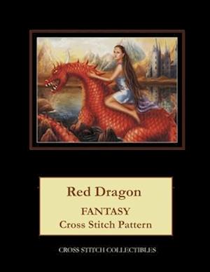 Red Dragon: Fantasy Cross Stitch Pattern