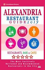 Alexandria Restaurant Guide 2019