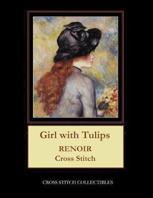 Girl with Tulips: Renoir Cross Stitch Pattern