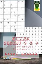 Killer Sudoku 9 X 9 - 250 Argyll Puzzles - Level Bronze