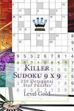Killer Sudoku 9 X 9 - 250 Octagonal Star Puzzles - Level Gold